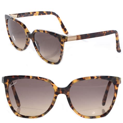 gucci oversized tortoiseshell sunglasses.